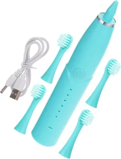 Elektrische kindertandenborstel cartoon blauw
