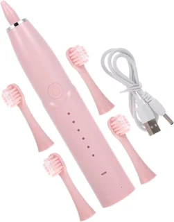 Elektrische kindertandenborstel roze 3 sets