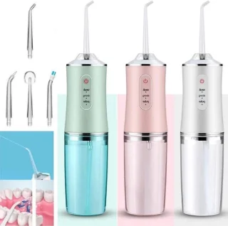 Elektrische monddouche, waterflosser, groen