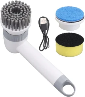 Elektrische schrobber wit