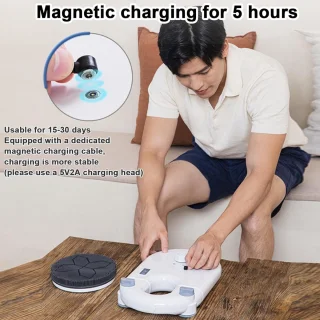 Elektrische schrobborstel met wandmontage