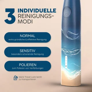 Elektrische Sonic-tandenborstel Blauw