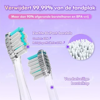 Elektrische sonische junior tandenborstel voor kinderen
