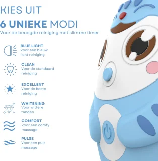Elektrische Sonische Kindertandenborstel Blauw 7-15 Jaar
