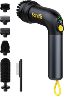 Elektrische Spin Scrubber - Zwart
