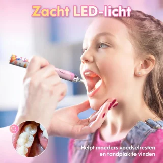 Elektrische tandenborstel kinderen - Sonische junior borstel - Roze