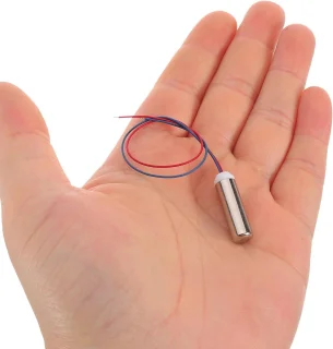 Elektrische Tandenborstel Motor - Micro Vibratiemotor - Schoonheidsapparaten Reparatie - Waterdicht Ontwerp - 2.5 cm - Zilver
