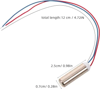 Elektrische Tandenborstel Motor - Micro Vibratiemotor - Schoonheidsapparaten Reparatie - Waterdicht Ontwerp - 2.5 cm - Zilver
