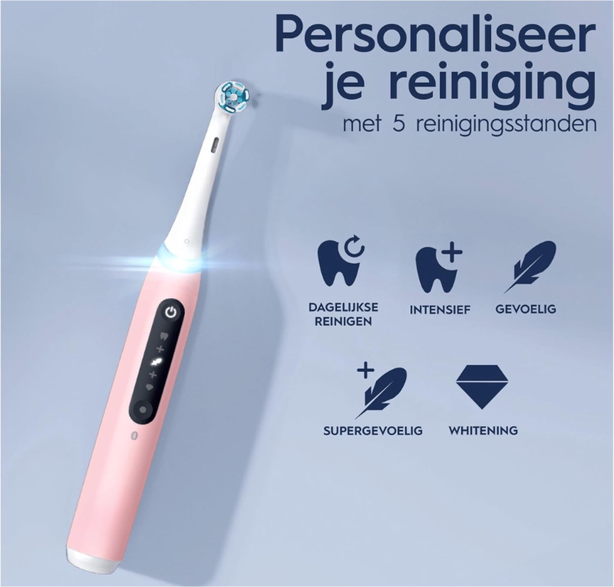 Elektrische Tandenborstel Roze Met Reisetui