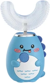 Elektrische tandenborstel U-borstel kinderen blauw