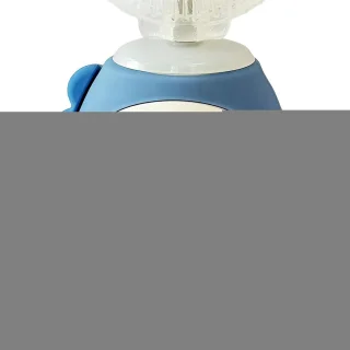 Elektrische tandenborstel u-vormige borstel blauw