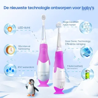 Elektrische tandenborstel voor baby en peuter
