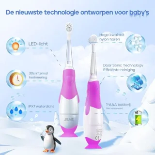 Elektrische tandenborstel voor baby en peuter