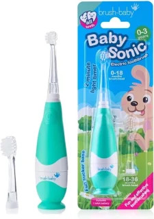 Elektrische tandenborstel voor baby's en peuters met zachte borstel