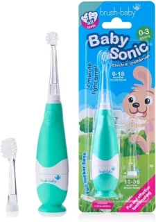 Elektrische tandenborstel voor baby's en peuters met zachte borstel