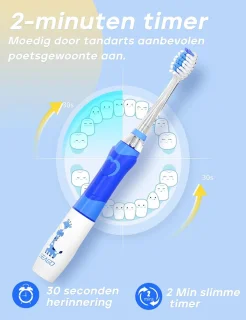 Elektrische tandenborstel voor kinderen 3+