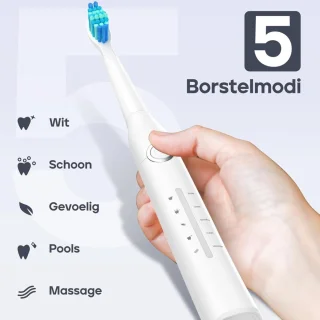 Elektrische Tandenborstel voor Volwassenen (Zwart)