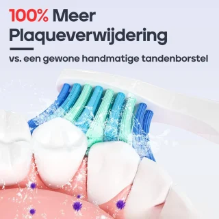 Elektrische Tandenborstel voor Volwassenen (Zwart)