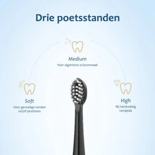 Elektrische Tandenborstel Waterflosser 2-in-1 Zwart 500ml