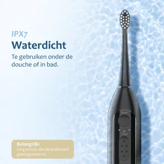 Elektrische Tandenborstel Waterflosser 2-in-1 Zwart 500ml