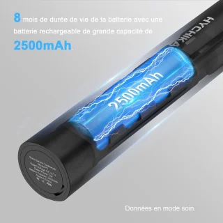 Elektrische Tandenborstel - Zwart - Oplaadbaar met 240 Dagen Batterijduur - Inclusief 8 Reserveborstelkoppen - Voor Volwassenen