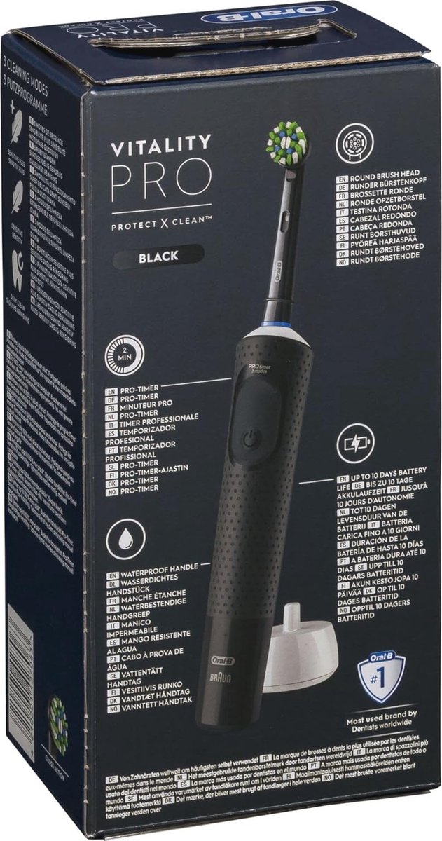 Wat vinden we goed aan de Elektrische Tandenborstel Zwart Oplaadbaar