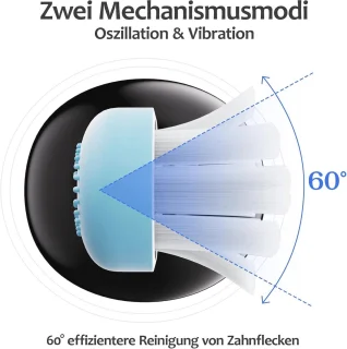 Elektrische tandenborstel - Zwart