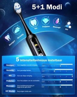 Elektrische tandenborstel Zwart