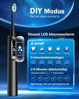 Elektrische tandenborstel Zwart
