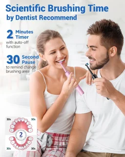 Wat vinden we goed aan de Elektrische tandenborstels 2 stuks