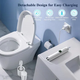 Elektrische toiletborstel wandmodel