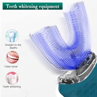 Wat vinden we goed aan de Elektrische U-vorm tandenborstel, groen