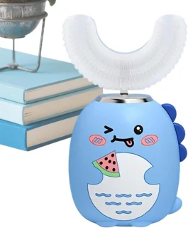 Elektrische u-vormige tandenborstel voor kinderen - blauw
