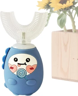 Elektrische u-vormige tandenborstel voor kinderen - blauw