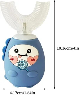 Elektrische u-vormige tandenborstel voor kinderen - blauw