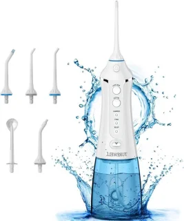 Elektrische watertandflosser monddouche irrigator - wit
