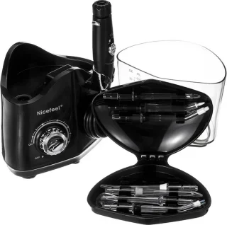 Flosapparaat Waterflosser Zwart 7 Opzetstukken