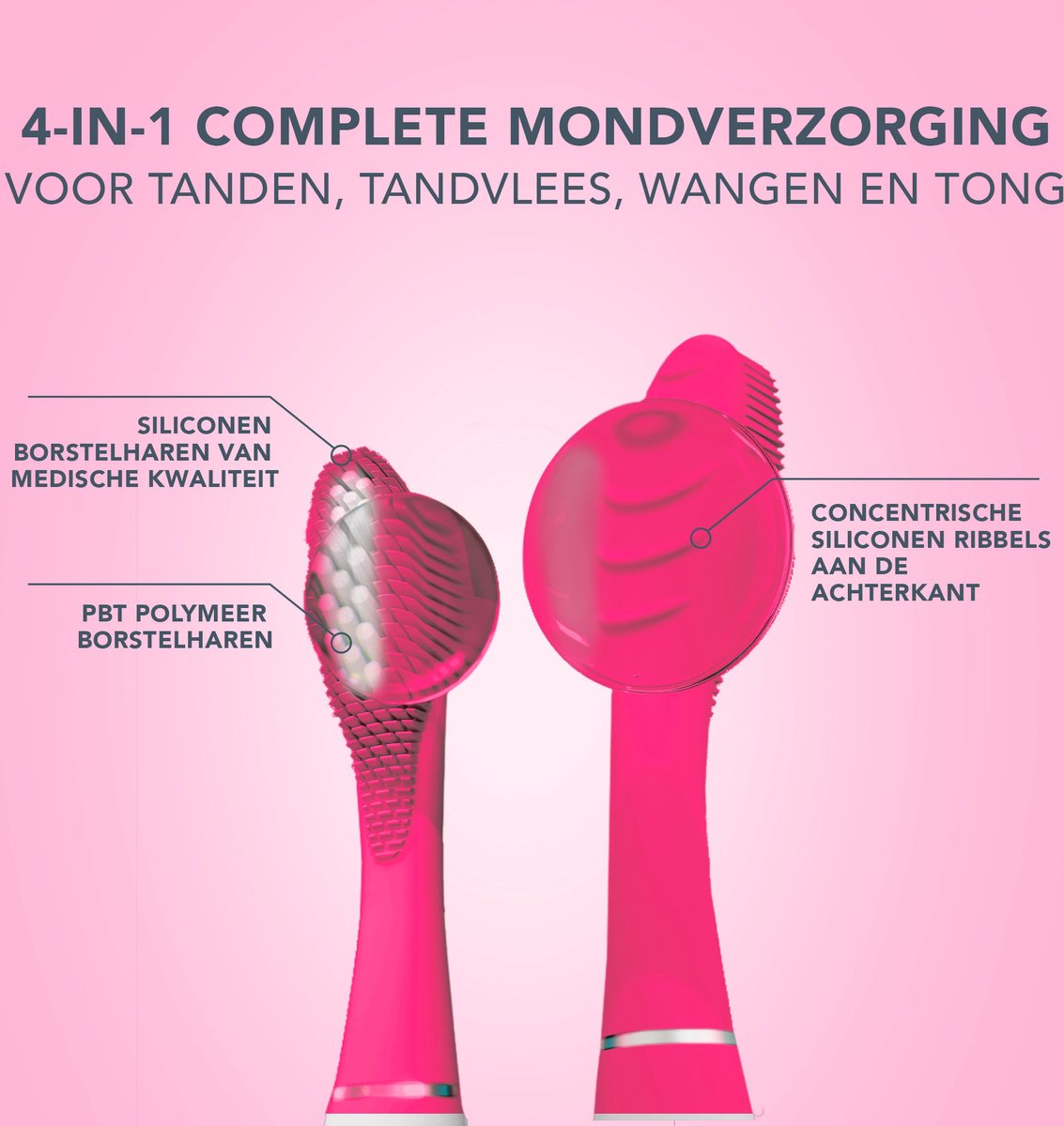 FOREO ISSA 3 Fuchsia Elektrische tandenborstel met 2 hybride koppen