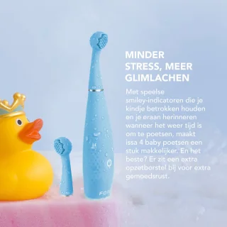 FOREO issa 4 baby sonische tandenborstelset Bubble Blue