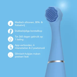FOREO issa 4 baby sonische tandenborstelset Bubble Blue