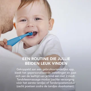 FOREO issa 4 baby sonische tandenborstelset Bubble Blue