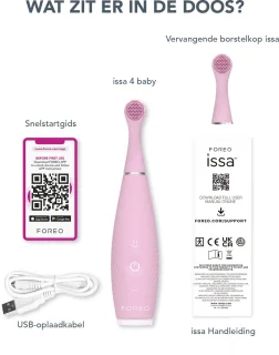 FOREO issa 4 baby sonische tandenborstelset Kiwi Green