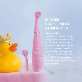 FOREO issa 4 baby sonische tandenborstelset Kiwi Green