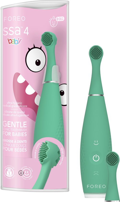 FOREO issa 4 baby — Zacht, veilig en speels poetsen voor de allerkleinsten