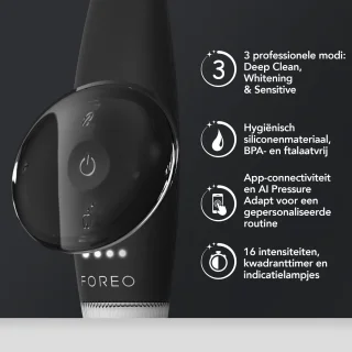 FOREO issa 4 plus sonische elektrische tandenborstel set black