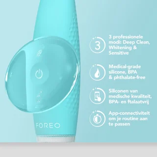 FOREO ISSA 4 Sonische Elektrische Tandenborstel Artic Blue met Extra Borstelkop