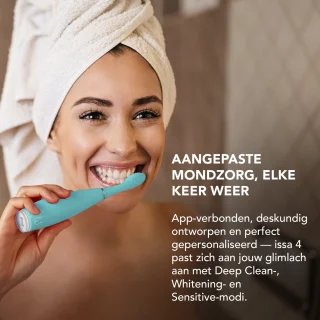 FOREO ISSA 4 Sonische Elektrische Tandenborstel Artic Blue met Extra Borstelkop