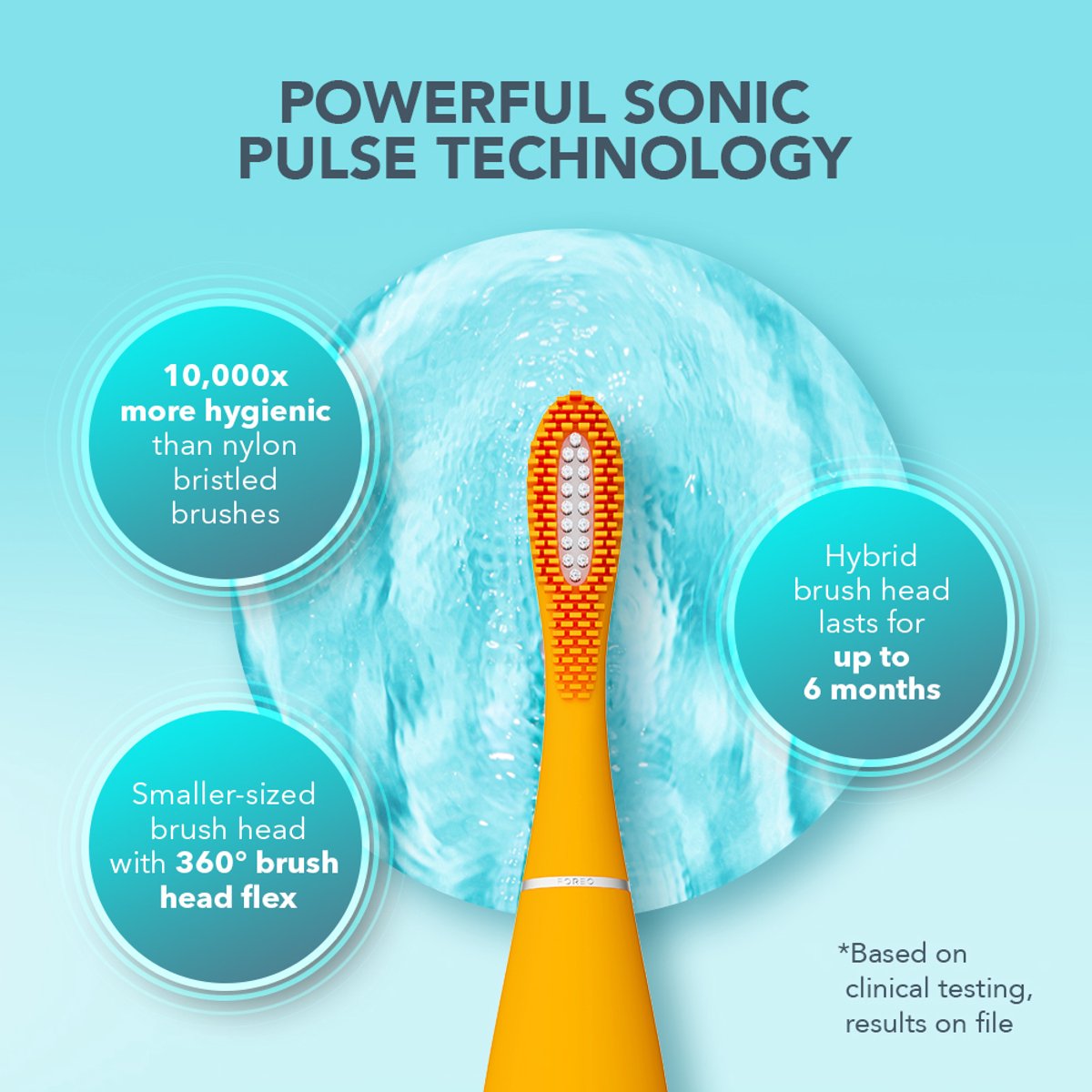 FOREO ISSA mini 3 elektrische tandenborstel Mango Tango