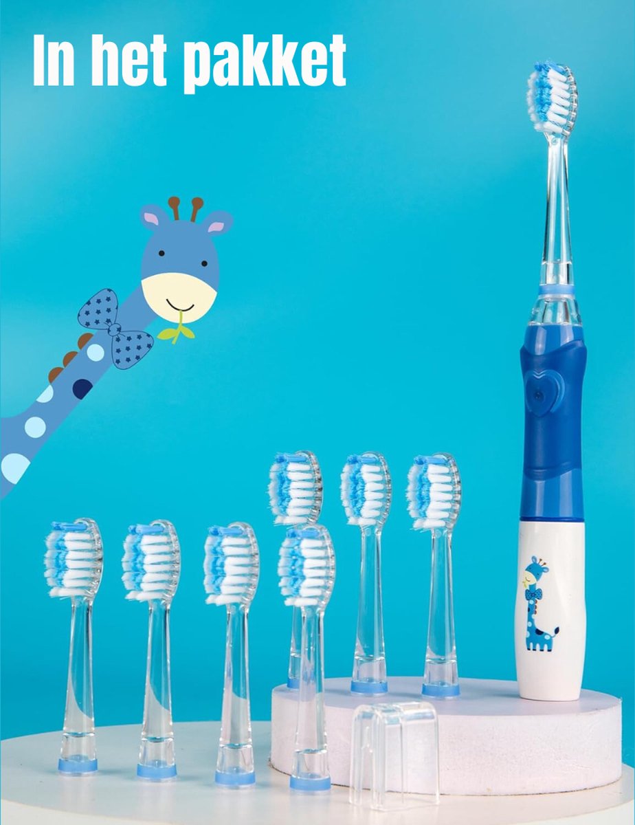 Goodivery Elektrische Kindertandenborstel Blauw