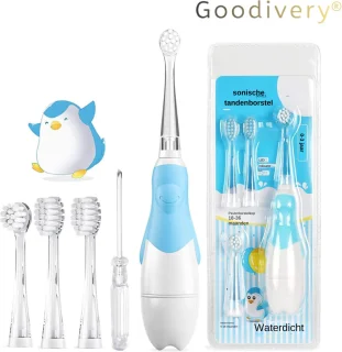Goodivery Elektrische Kindertandenborstel Blauw